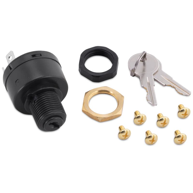 3-Position Magneto Ignition Switch - Push to Choke (Off-Run-Start)