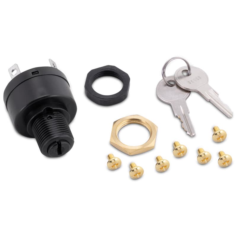 4-Position Magneto Ignition Switch - Push to Choke (Accessory-Off-Run-Start)