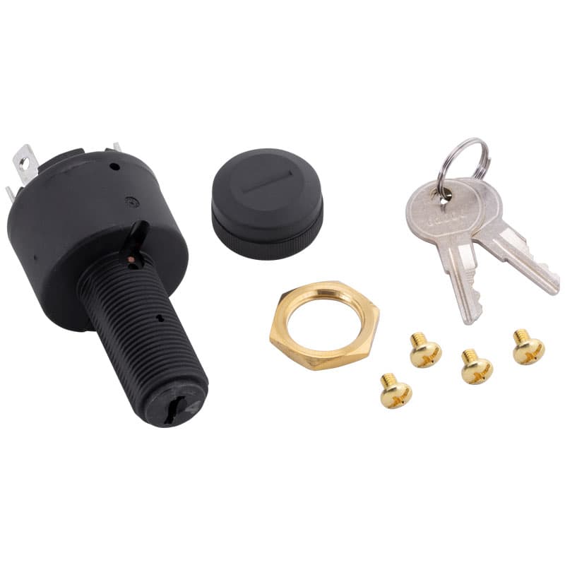 4-Position Conventional Ignition Switch (Accessory-Off-Run-Start)