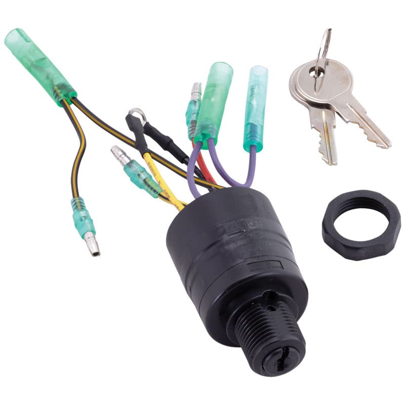 3-Position Ignition Switch - Push to Choke