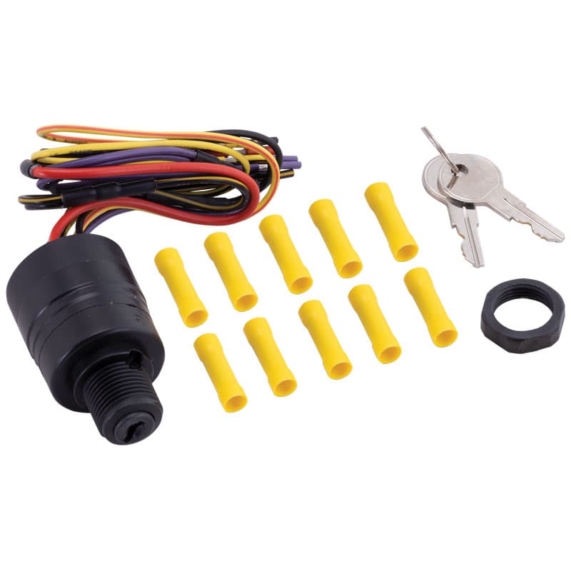 3-Position Ignition Switch - Push to Choke