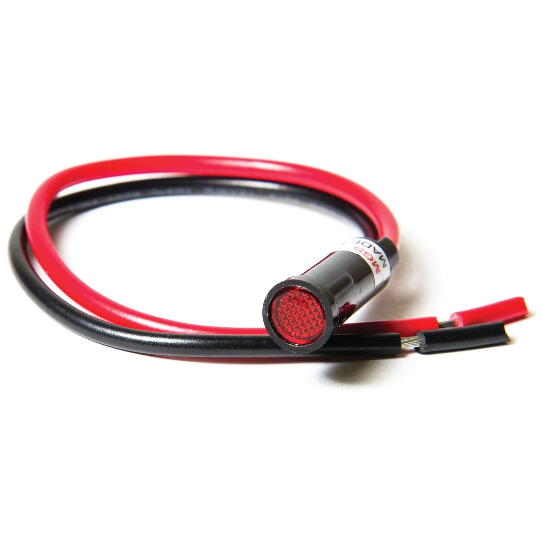 12V DC Small Indicator Lights (Red)