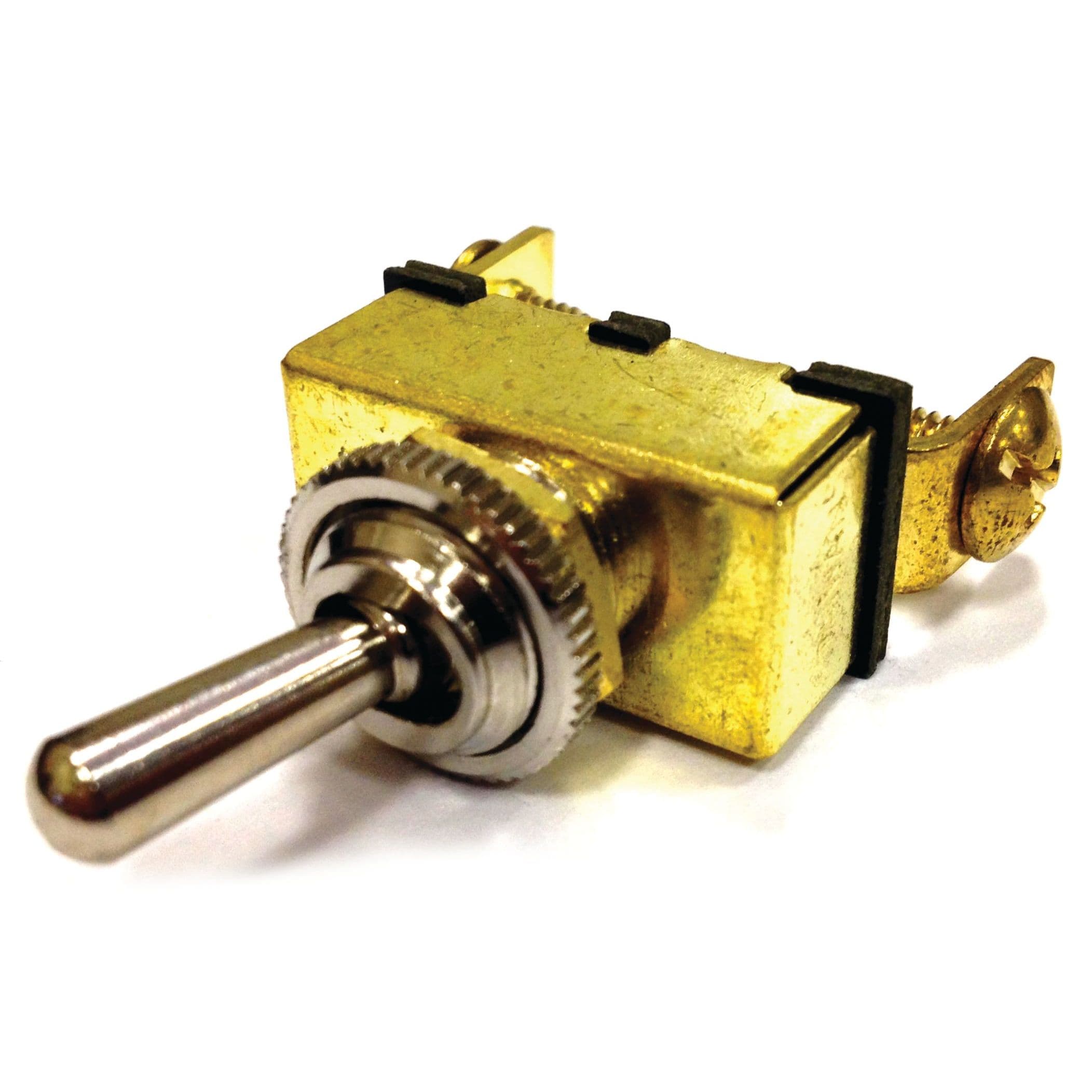 Heavy Duty Toggle Switch - All Brass Construction