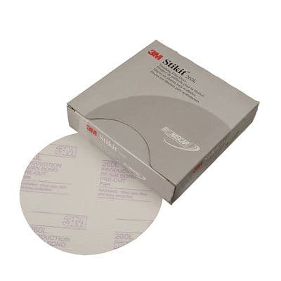 Stikit™ Finishing Film Abrasive Discs (260L) - 6” Diameter (Grit P1200)