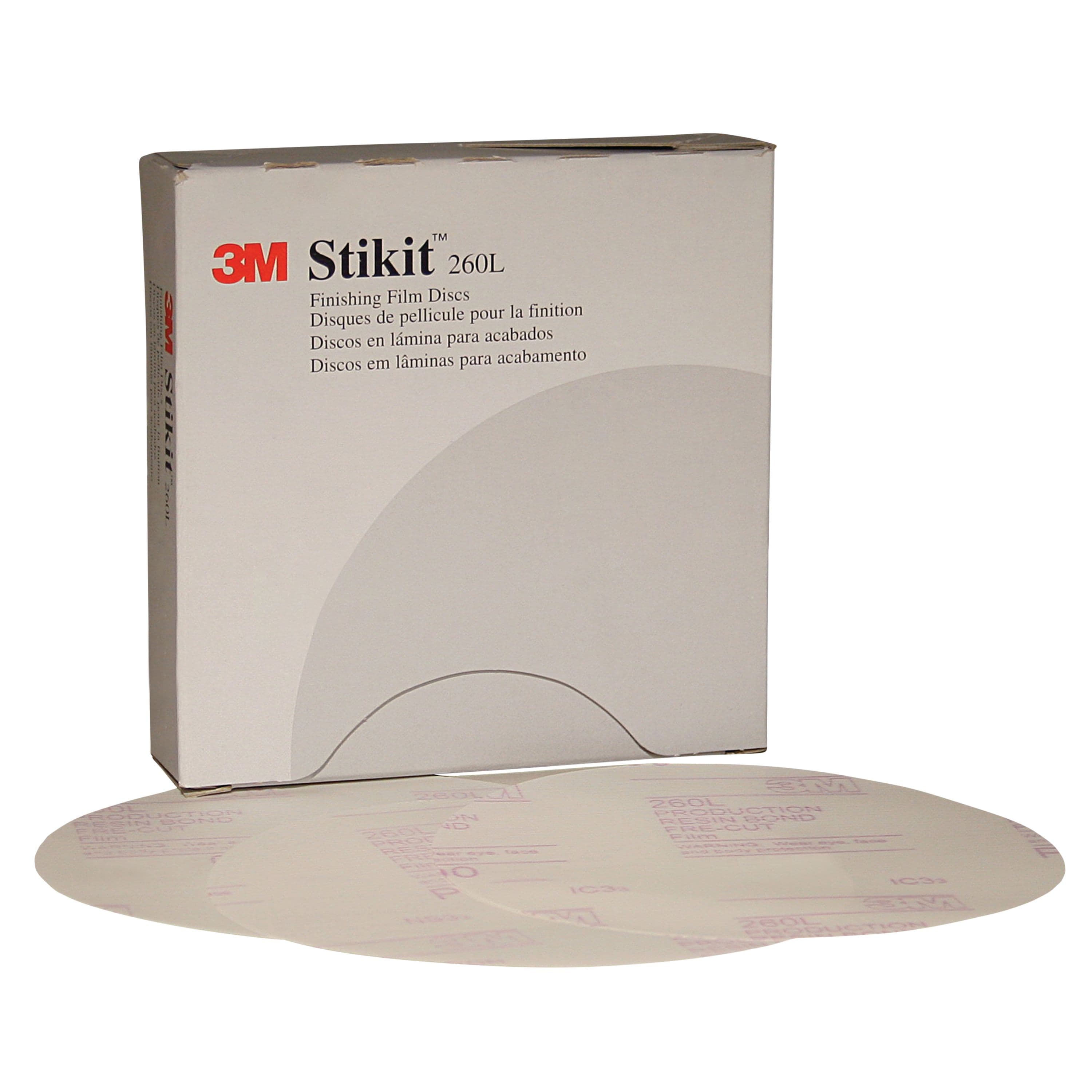 Stikit™ Finishing Film Abrasive Discs (260L) - 6” Diameter (Grit P800)