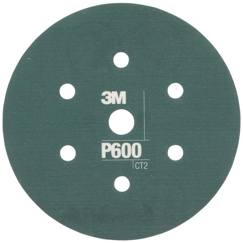 Hookit™ Flexible Abrasive Discs (270J) - 6” Diameter (Grit P600)