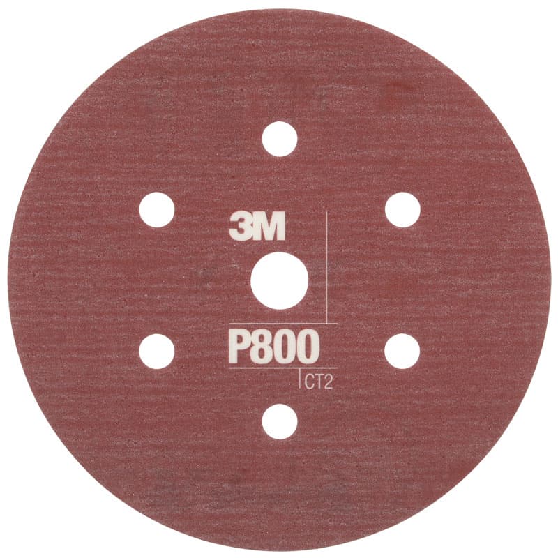 Hookit™ Flexible Abrasive Discs (270J) - 6” Diameter (Grit P800)