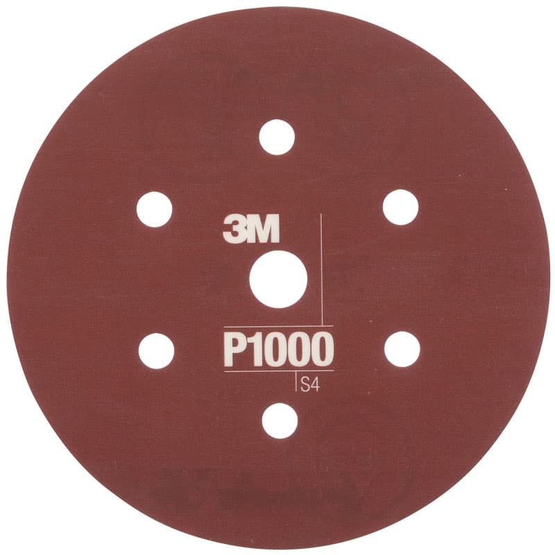 Hookit™ Flexible Abrasive Discs (270J) - 6” Diameter (Grit P1000)