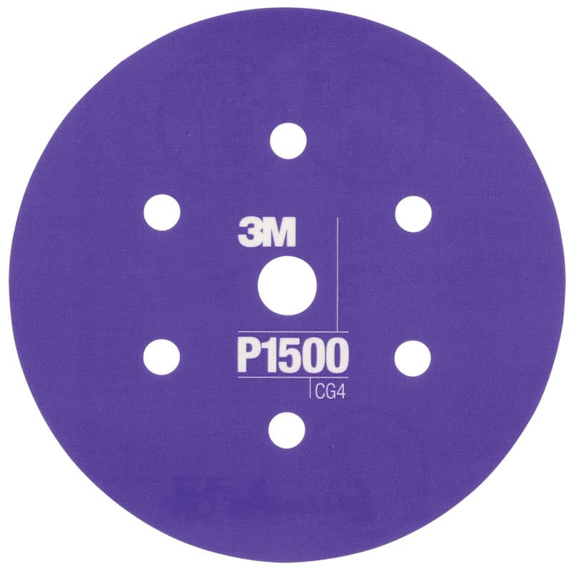 Hookit™ Flexible Abrasive Discs (270J) - 6” Diameter (Grit P1500)