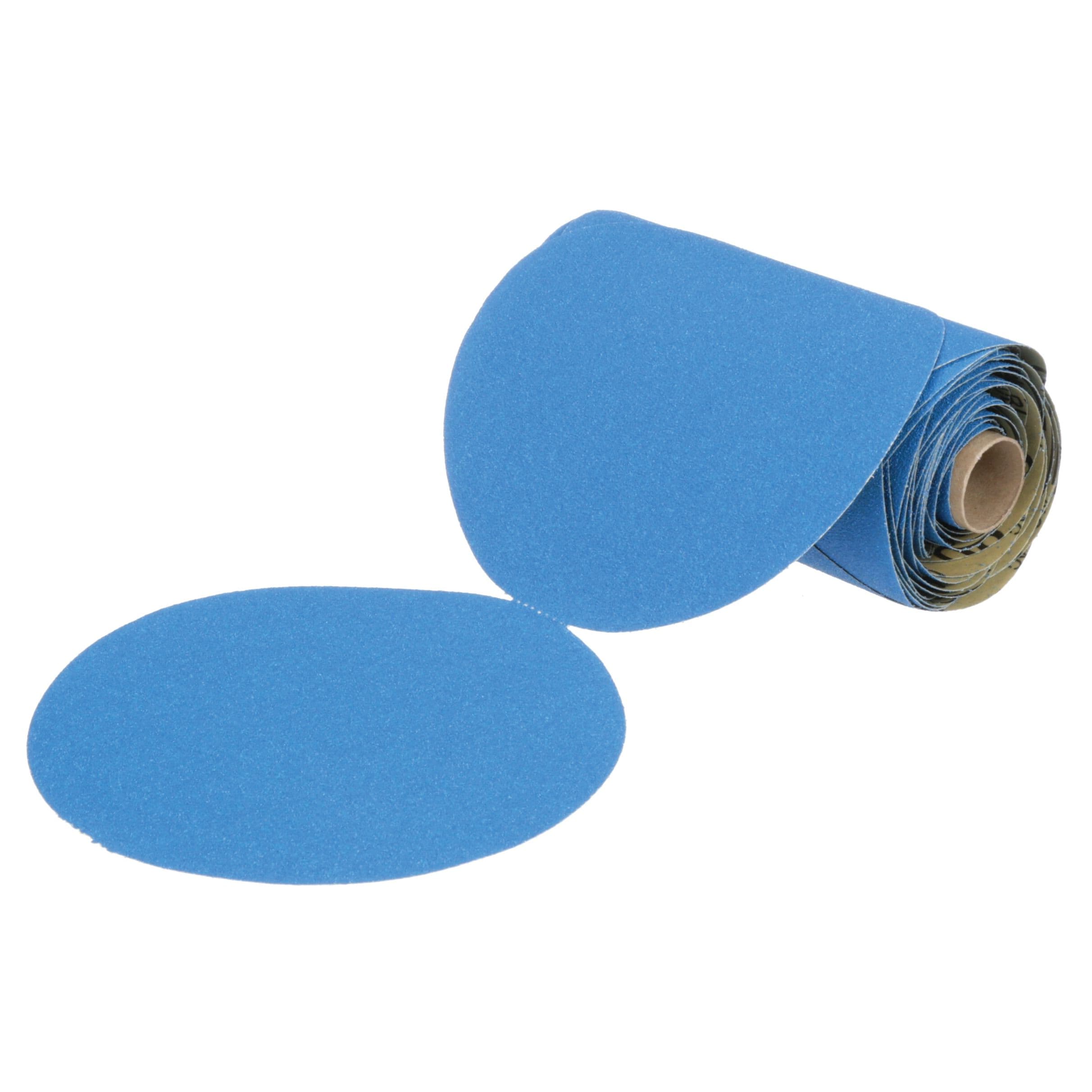 Stikit™ Blue Abrasive Disc Rolls (321U) - 6” Diameter (Grit 80)