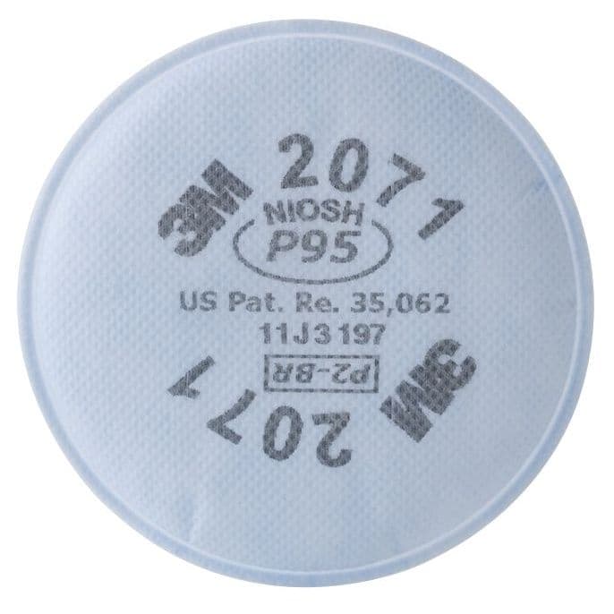 6000 Series Reusable Full Facepiece Respirator Particulate Filters (2071)