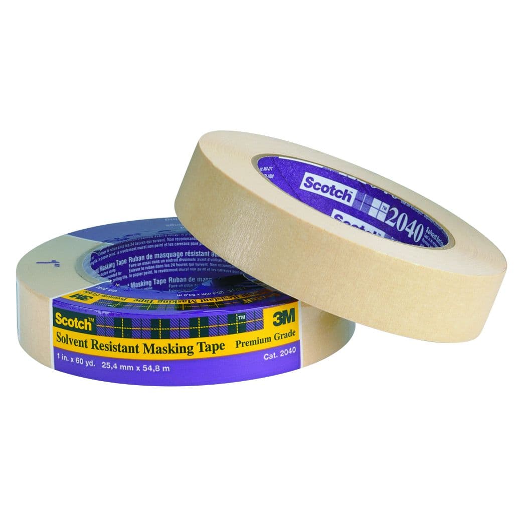 Scotch® Solvent Resistant Masking Tape - 2040 (1-7/8” x 60 yds)