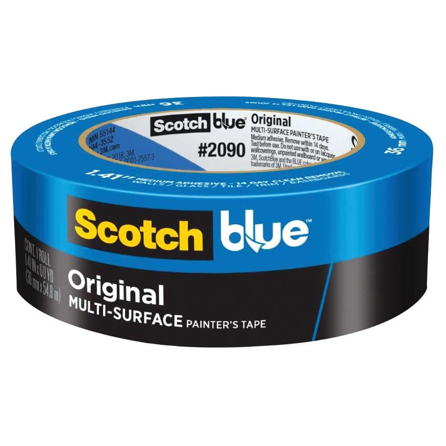 ScotchBlue™ Original Multi-Surface Masking Tape - 2090 (1-1/2” x 60 yds)