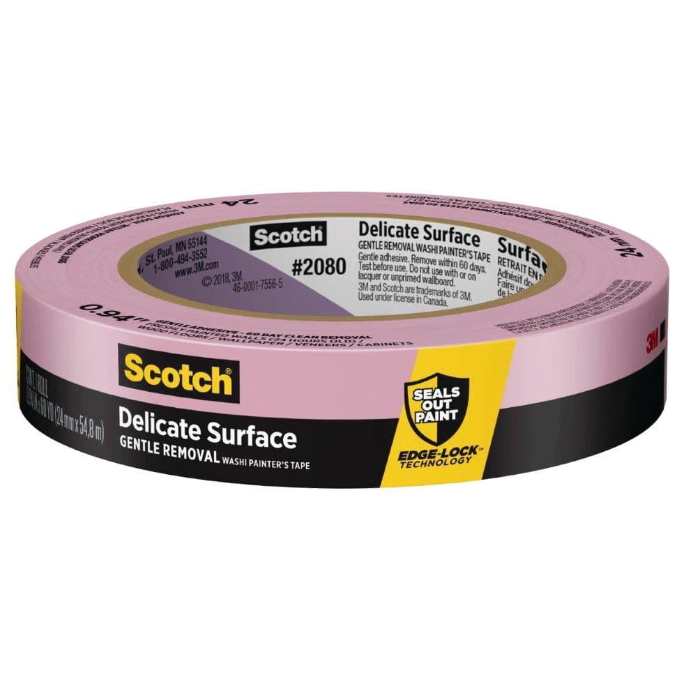 Scotch® Delicate Surface Painter’s Masking Tape - 2080 (1” x 60 yds)