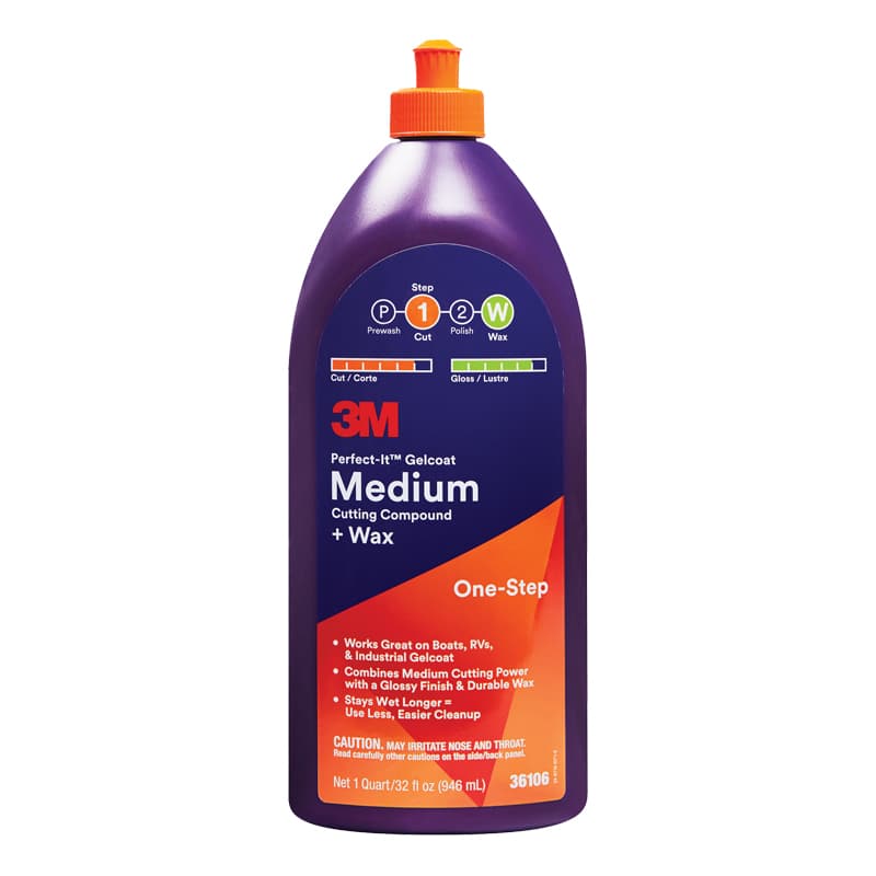 Perfect-It™ Medium Cutting Compound + Wax (Quart)