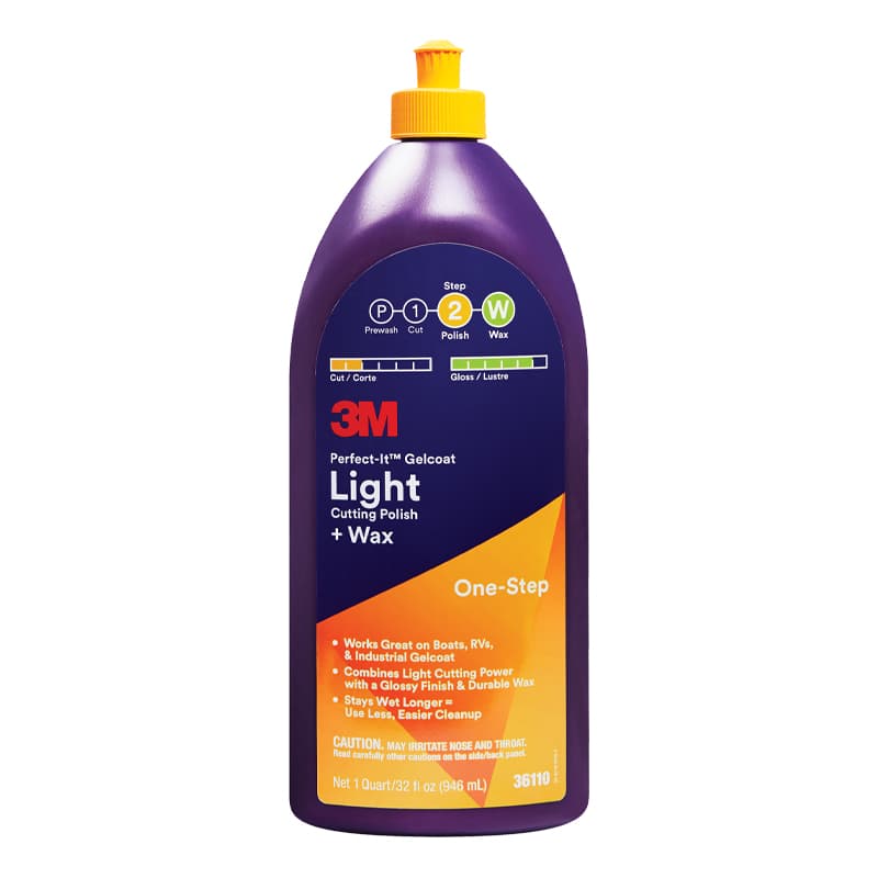 Perfect-It™ Gelcoat Light Cutting Polish + Wax (Quart)
