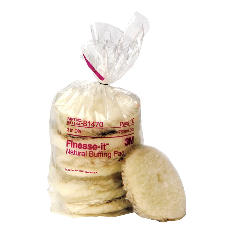 Finesse-It™ Natural Buffing Pad (Diameter 3”)