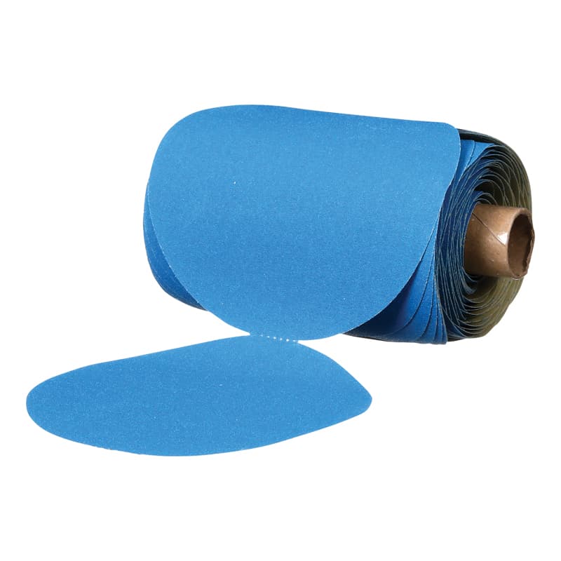 Stikit™ Blue Abrasive Disc Rolls (321U) - 5” Diameter (Grit 120)