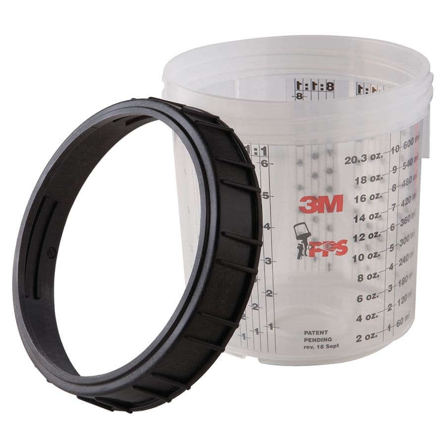 Marine PPS™ Mixing Cup and Collar - Standard (Holds 22 oz.)