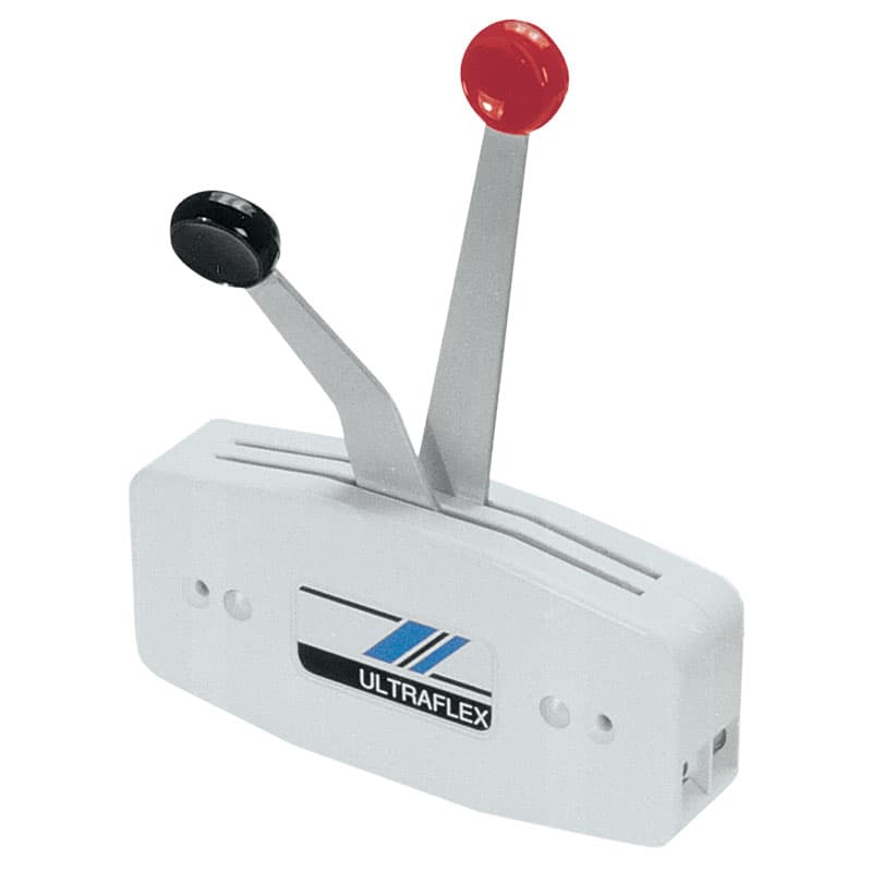 Single-Function Side Mount Control (Dual Lever, Light Gray Finish)