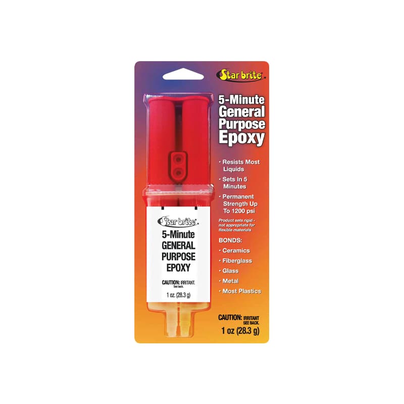 5-Minute General Purpose Epoxy Syringe (Clear, 1 oz.)