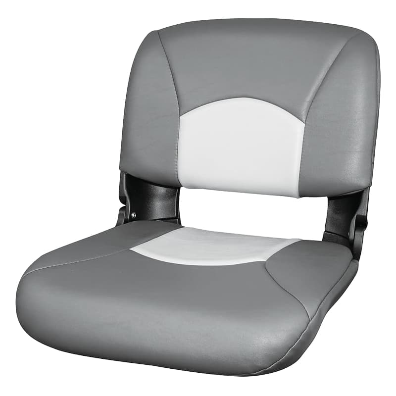 All-Weather High-Back Folding Seats - Charcoal/Gray