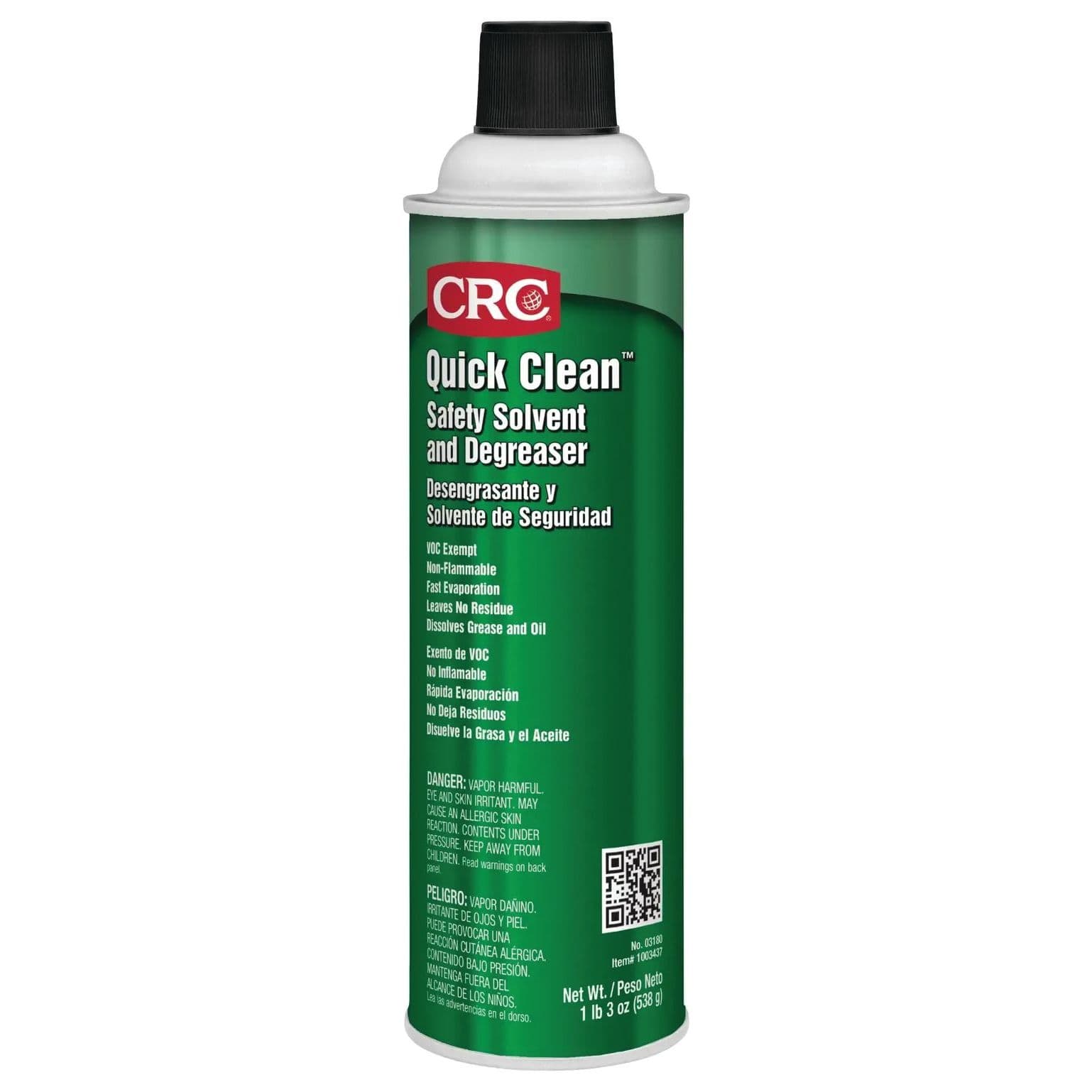 Quick Clean™ Safety Solvent and Degreaser (19 oz.)