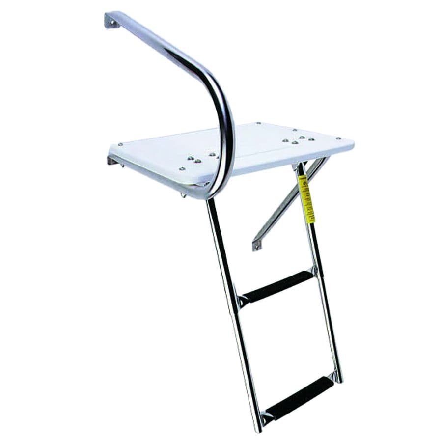 Transom Platform with Telescoping Ladder (2 Steps)