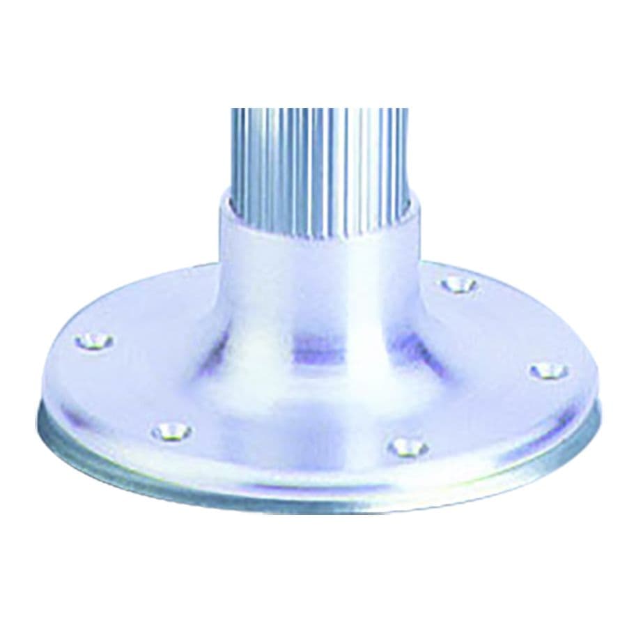 Surface Mount Taper Socket Base for 2-7/8" Table Pedestal (3-Piece Set)