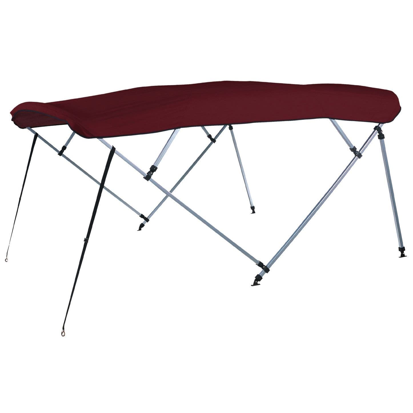 4 Bow Square Tube Pontoon Top with Boot (Jockey Red)