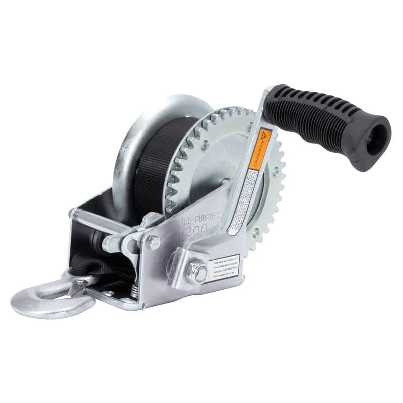 1,200 lb. Zinc Plated Trailer Winch