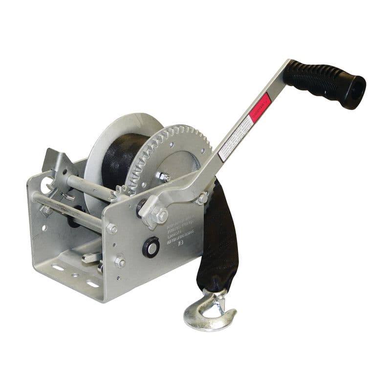 2,500 lb. Seacoat Trailer Winch - 2 Speeds with Brake