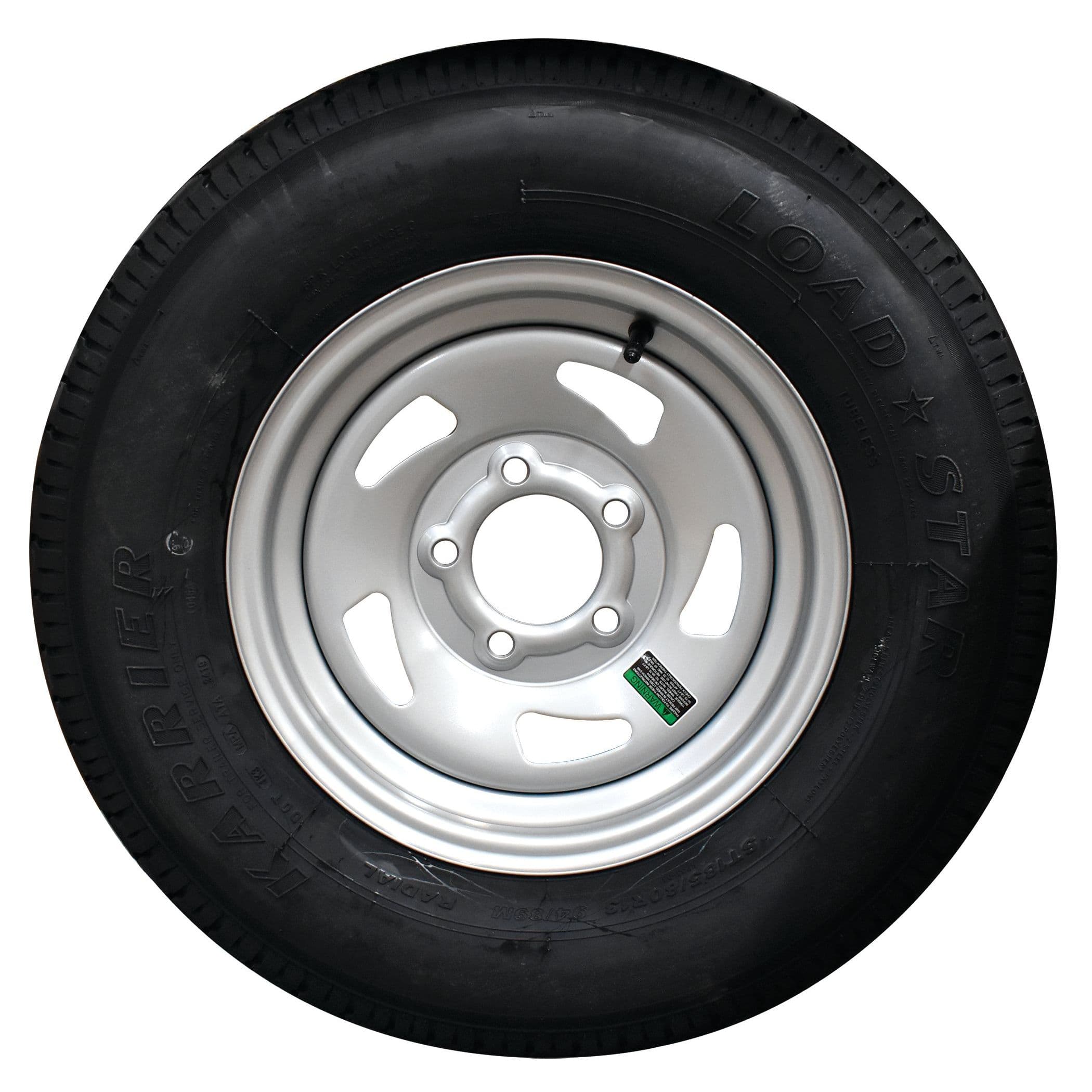 Steel Directional Wheel/Radial Ply Trailer Tire (ST215/75R-14, 5 Lugs)