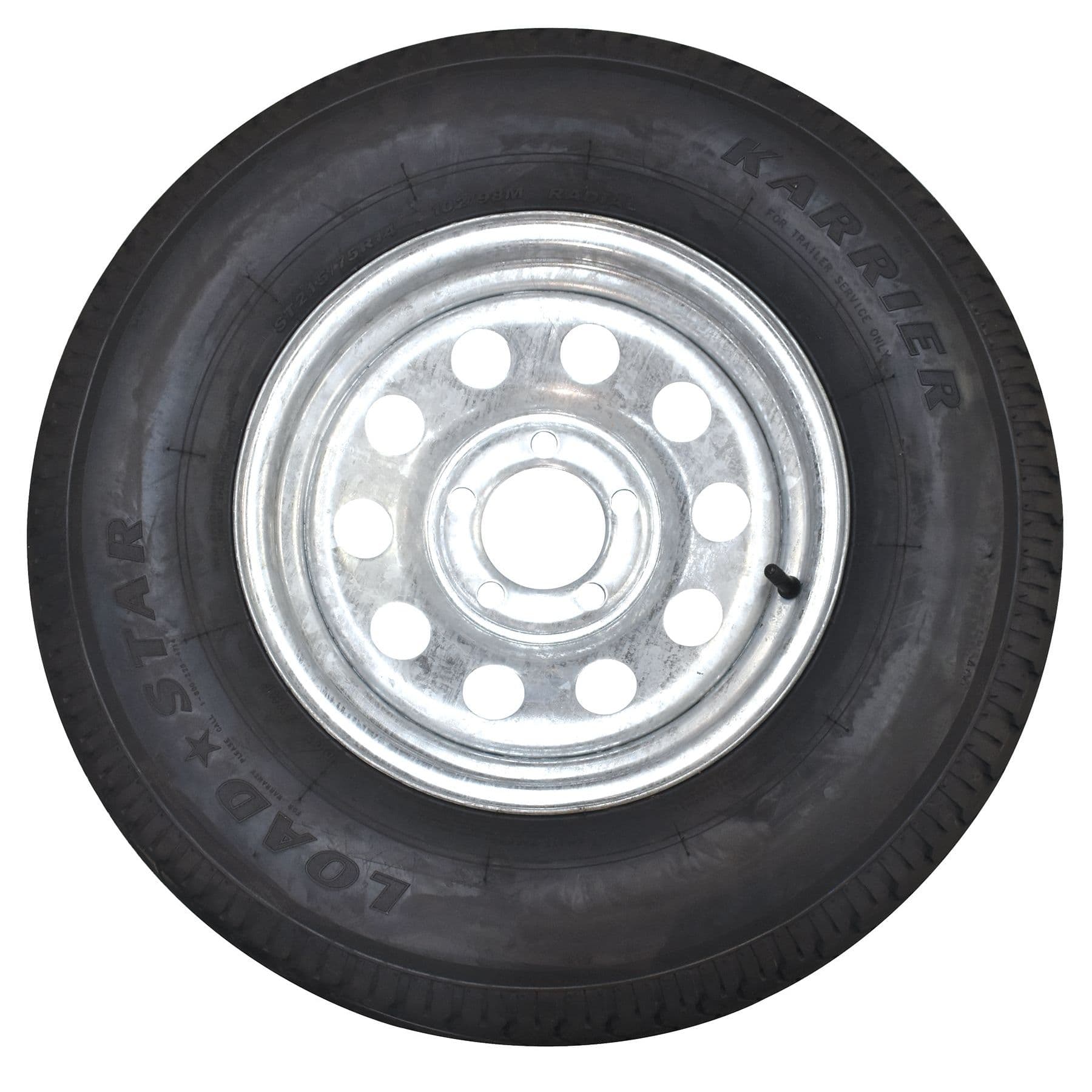 Galvanized Mod Wheel/Radial Ply Trailer Tire (ST215/75R-14, 5 Lugs)