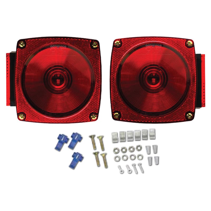L.E.D. Waterproof Tail Lights - Under 80” WideTrailer