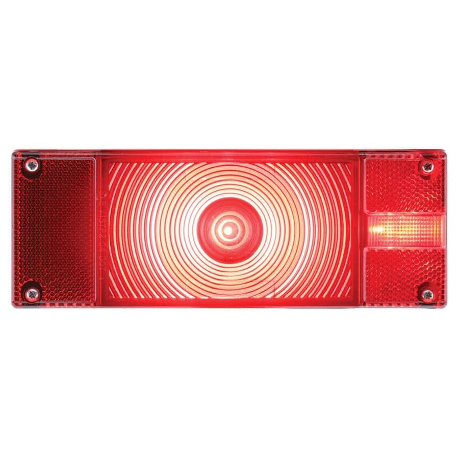 L.E.D. Waterproof Low Profile Right Side Tail Light - Over 80” Wide Trailer