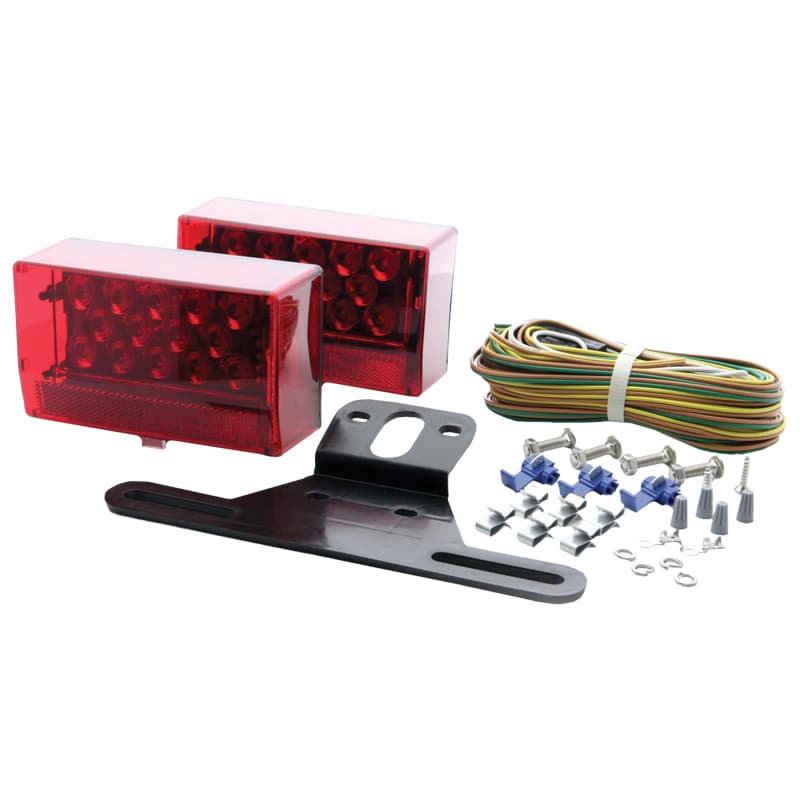L.E.D. Waterproof Trailer Light Kit - Over 80” Wide Trailer