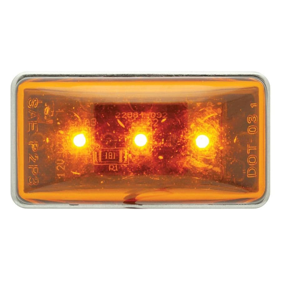 Mini L.E.D. Sealed Marker/Clearance Light - Amber