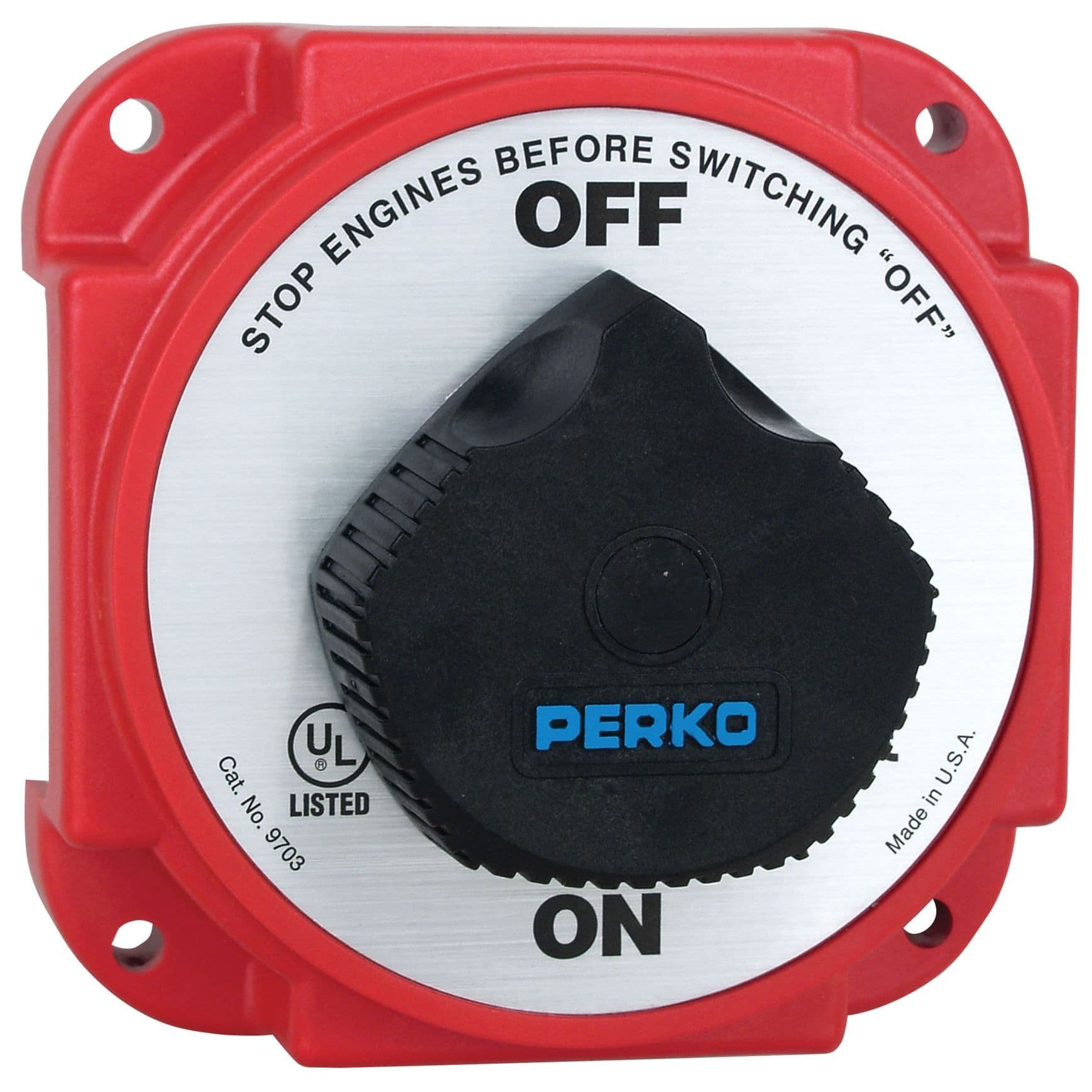Heavy Duty Battery Disconnect Switch with AFD
