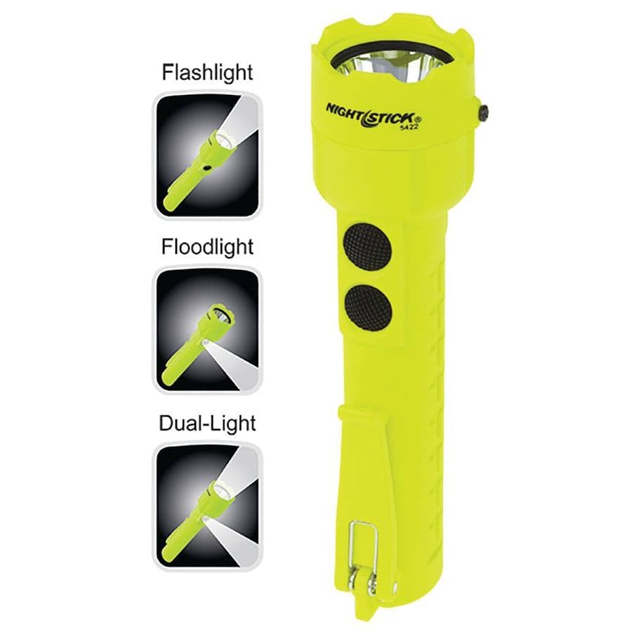 Intrinsically Safe Permissible Dual-Light™ L.E.D. Flashlight