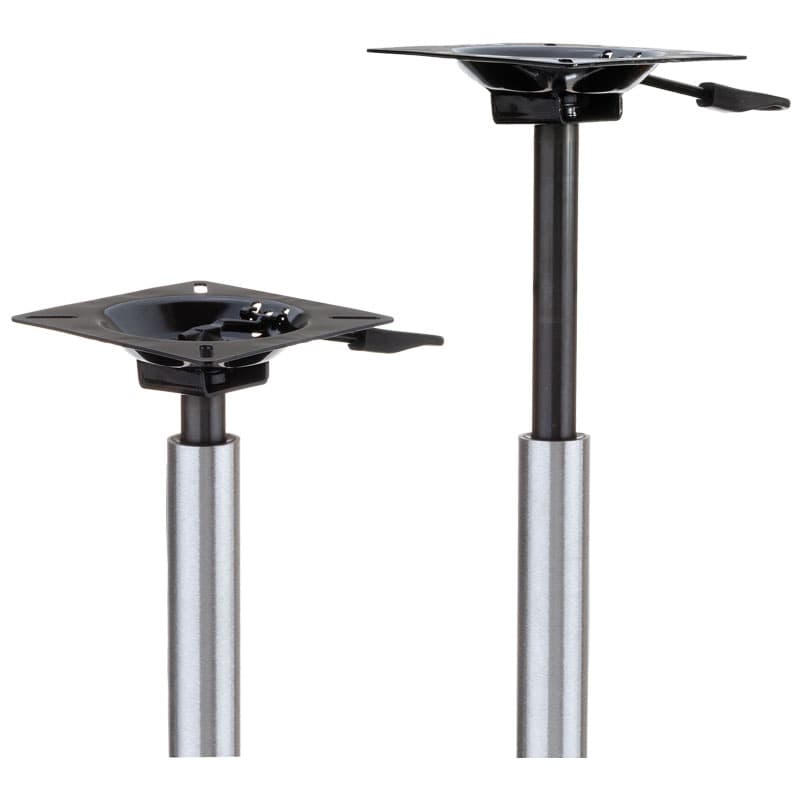 Swivl-Eze Lock’N-Pin 3/4” Power Pedestals with Integral Seat Mounts (Non-Threaded, Bulk)