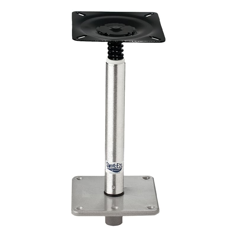 Swivl-Eze Lock’N-Pin Non-Threaded Pedestal Package (11”, Stainless Steel Base Plate)