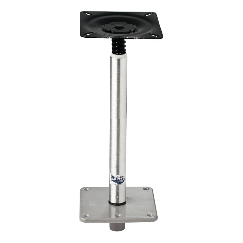 Swivl-Eze Lock’N-Pin Threaded Pedestal Package (13”, Stainless Steel Base Plate)