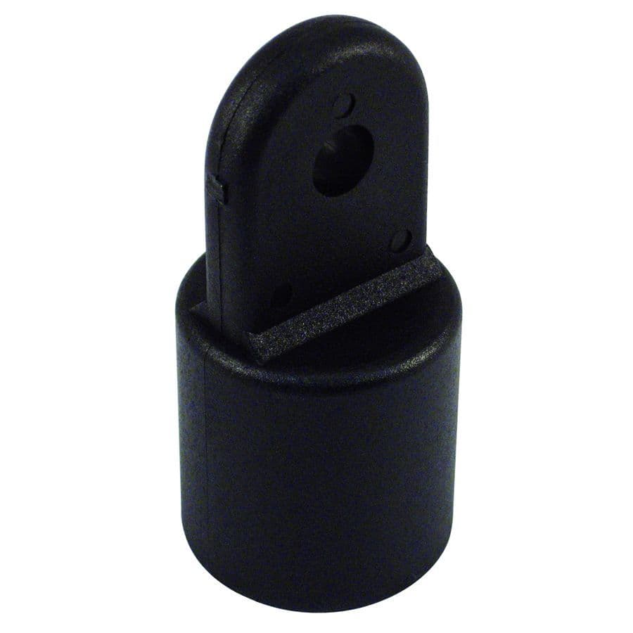 Black Nylon Top Caps with Set Screw (Fits 7/8” Tube)