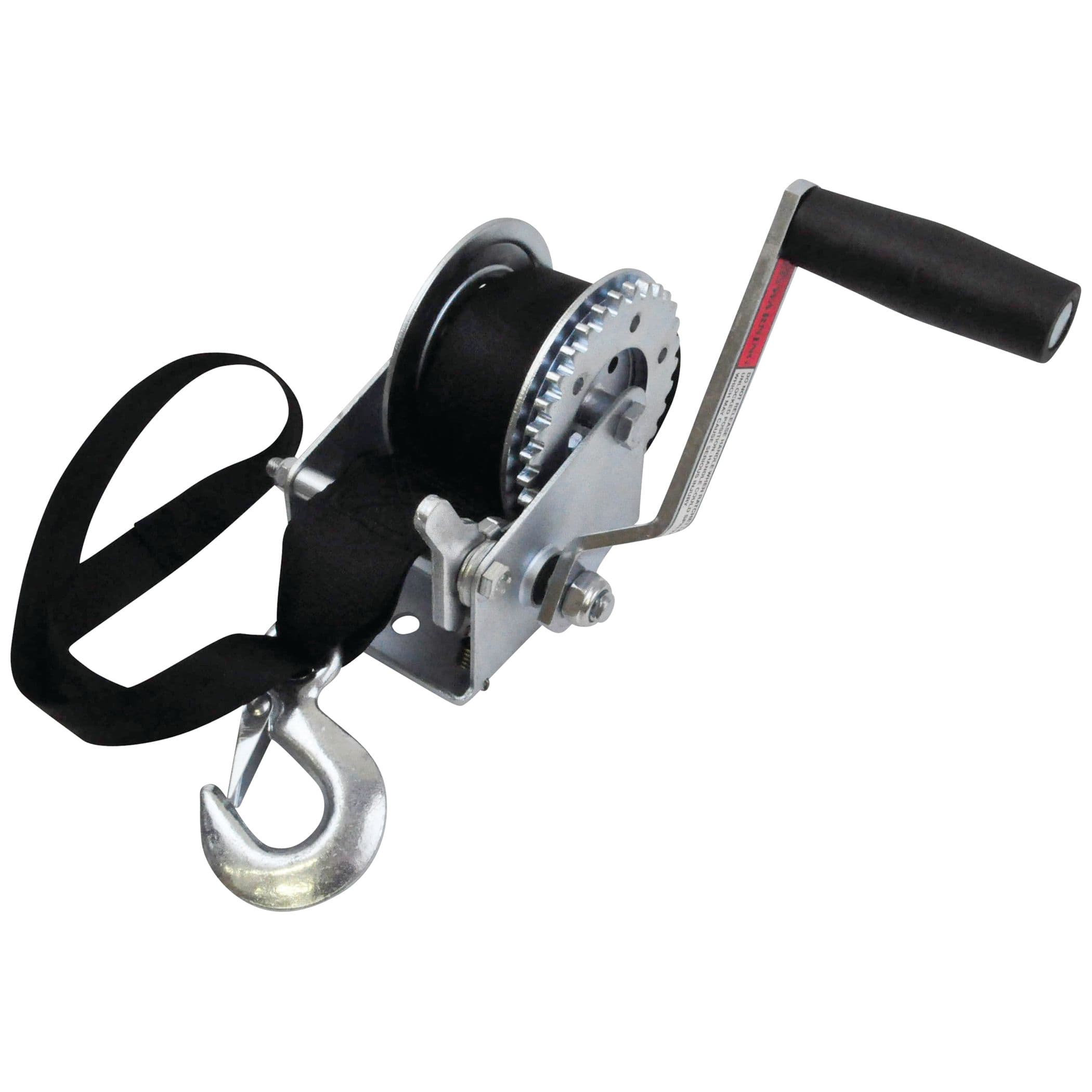 PWC Trailer Winch with 12' Strap (900 lbs Capacity)