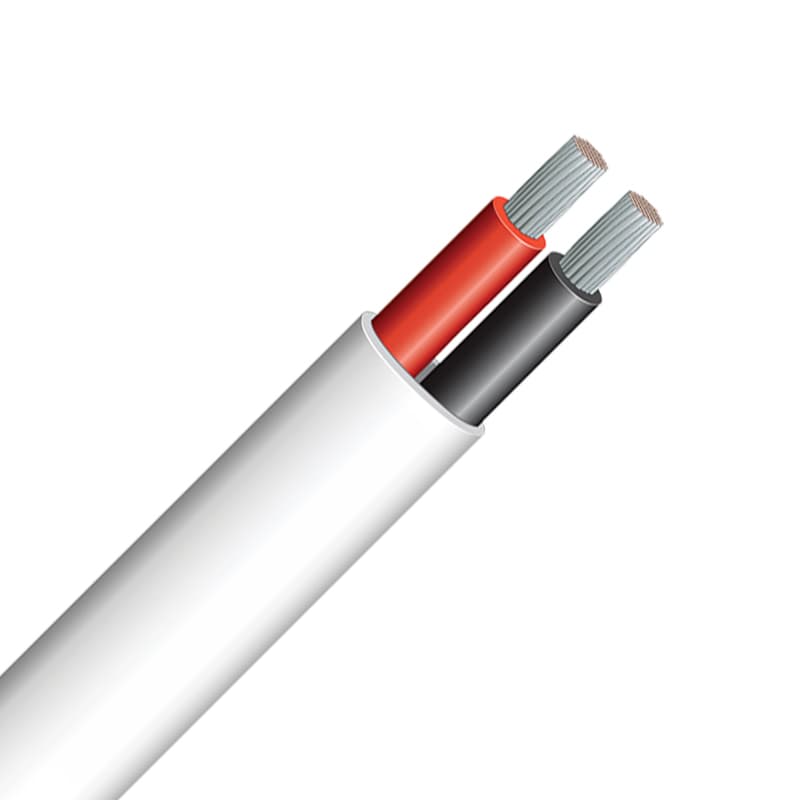 Multi-Conductor Marine Wire - Duplex (10 Gauge, Red/Black, 250’ L)