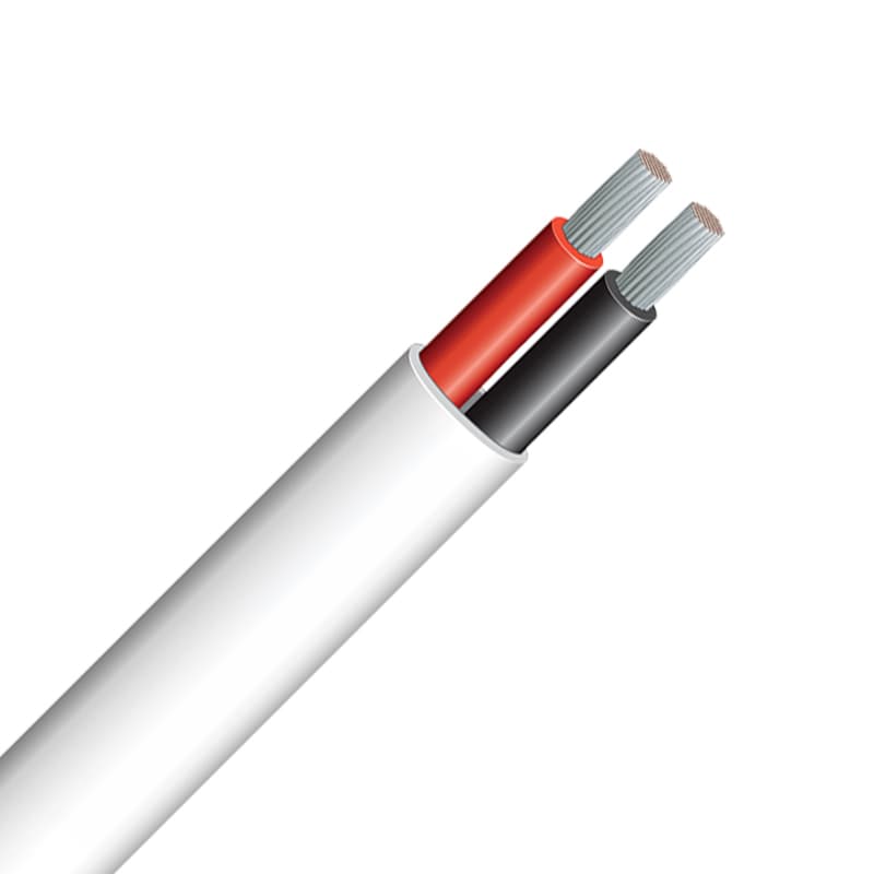 Multi-Conductor Marine Wire - Duplex (12 Gauge, Red/Black, 250’ L)