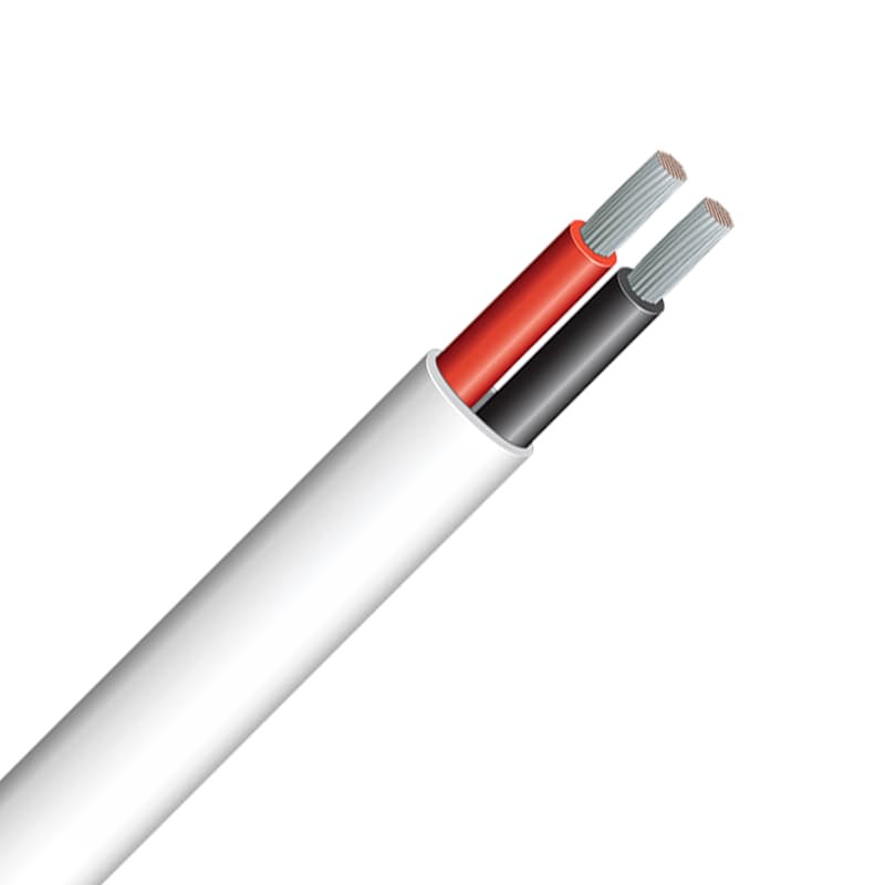 Multi-Conductor Marine Wire - Duplex (14 Gauge, Red/Black, 250’ L)