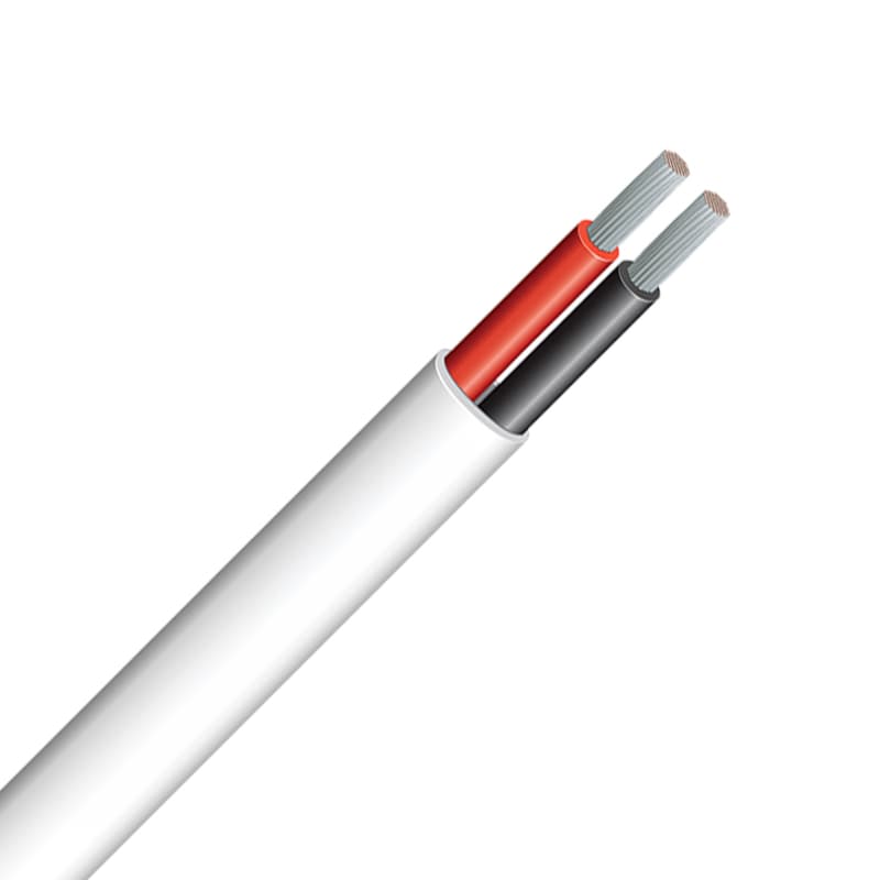 Multi-Conductor Marine Wire - Duplex (16 Gauge, Red/Black, 100’ L)
