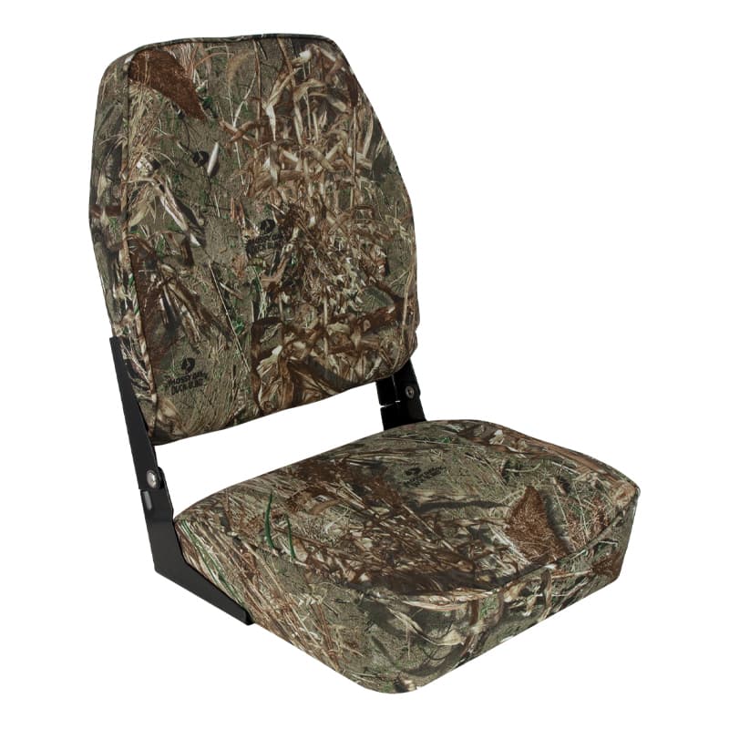 Economy High-Back Folding Seats - Mossy Oak Duck Blind